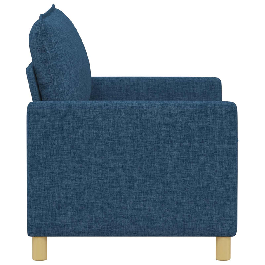 Bank Blauw Stof