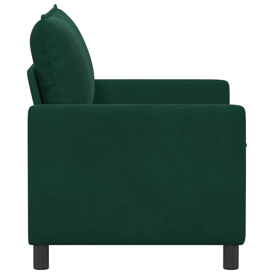 Bank Donkergroen 126 x 81 x 87,5 cm