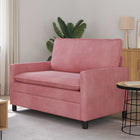 Pink Sofa 126 x 81 x 87.5 cm Velvet