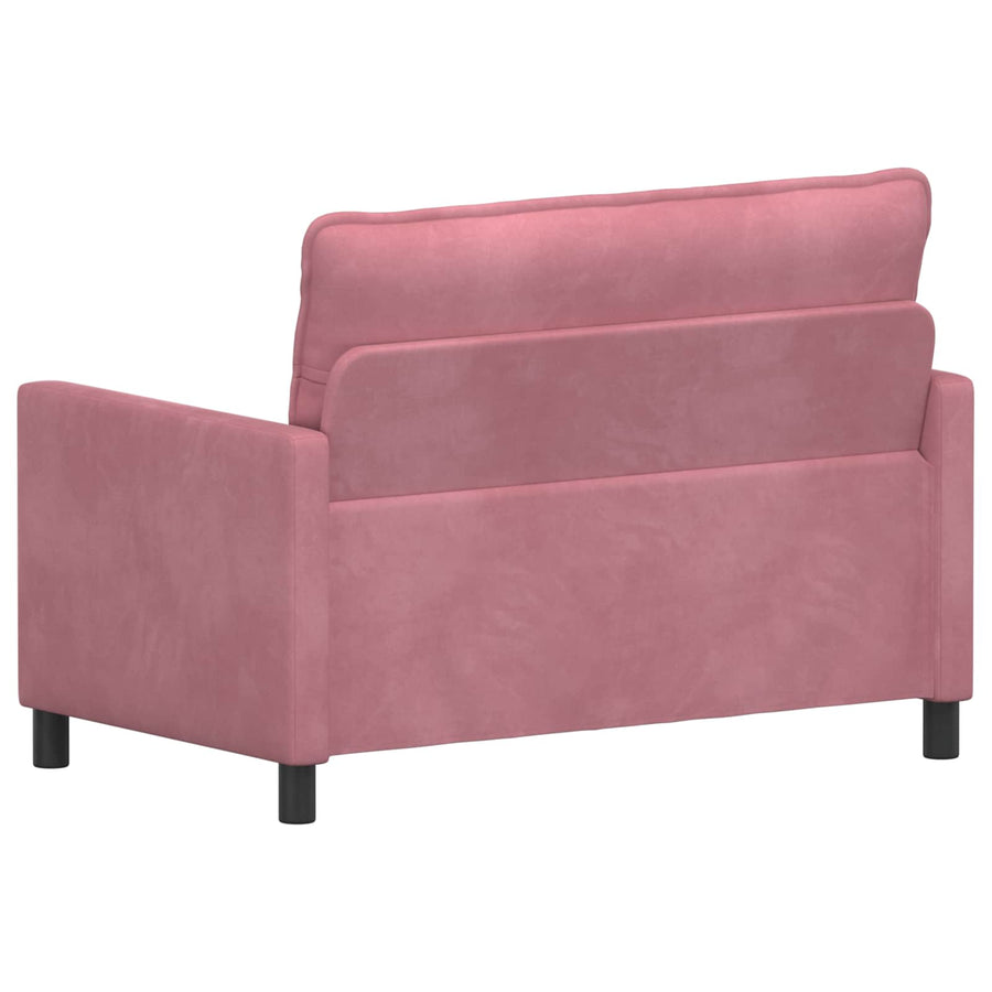 Bank Roze 126 x 81 x 87,5 cm Fluweel