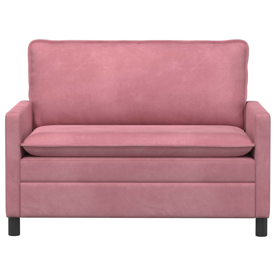Bank Roze 126 x 81 x 87,5 cm Fluweel