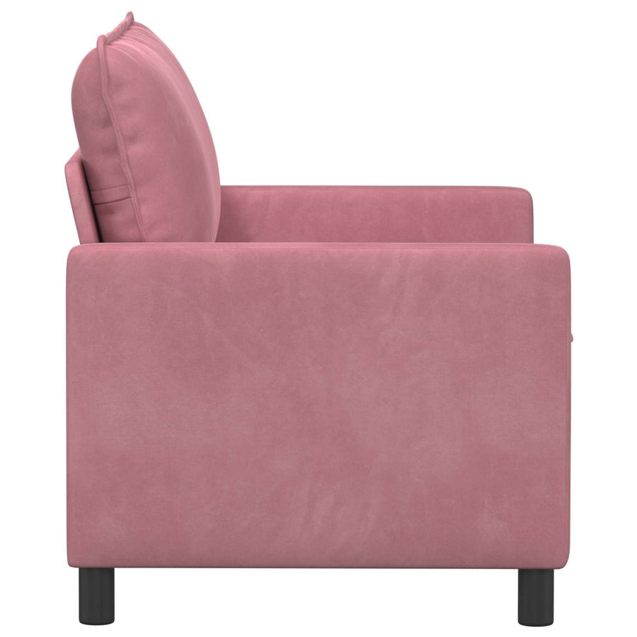 Bank Roze 126 x 81 x 87,5 cm Fluweel