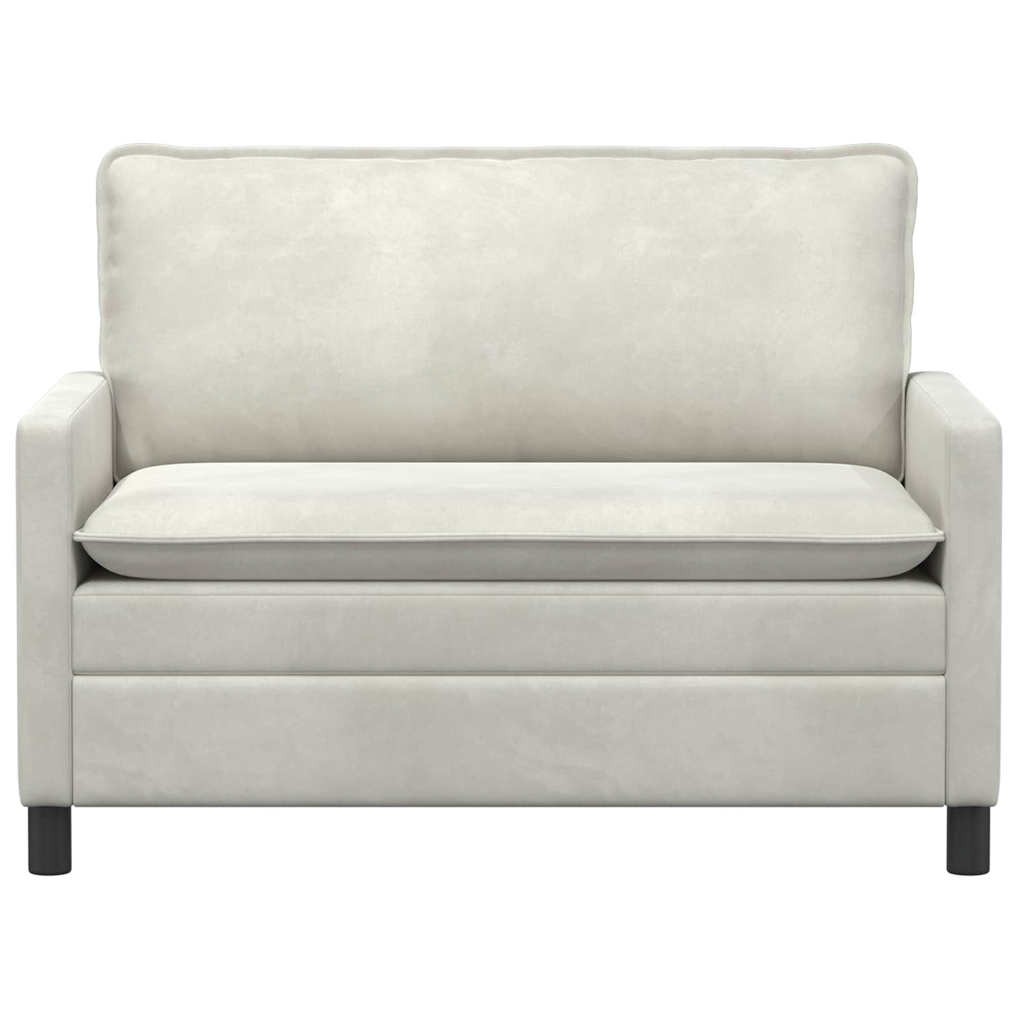 Bank Crèmekleurig 126 x 81 x 87,5 cm Fluweel