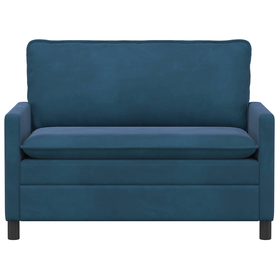 Bank Blauw 126 x 81 x 87,5 cm Fluweel
