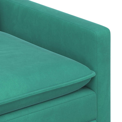 Bank Turquoise 126 x 81 x 87,5 cm Fluweel