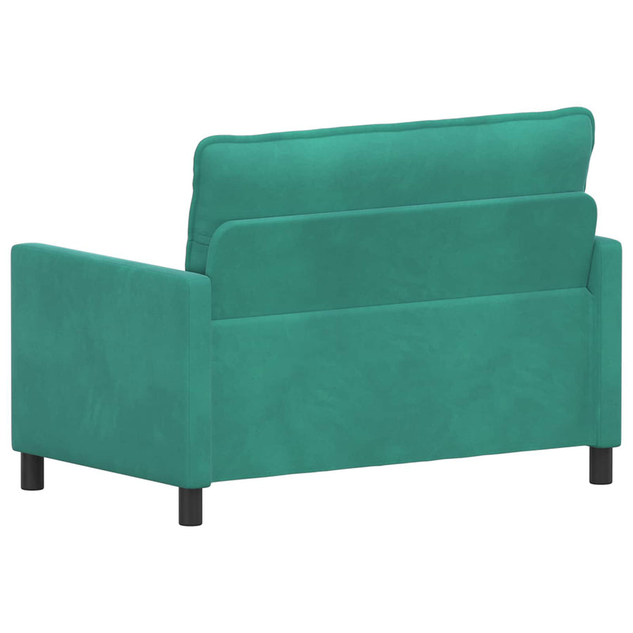 Bank Turquoise 126 x 81 x 87,5 cm Fluweel