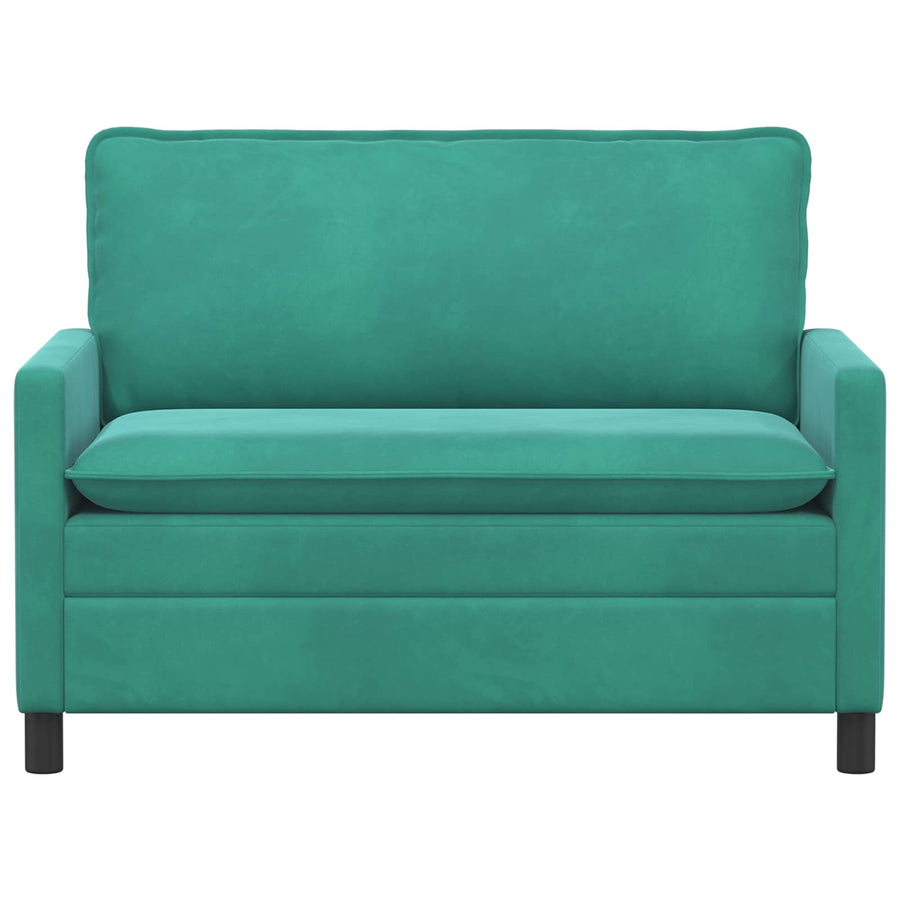 Bank Turquoise 126 x 81 x 87,5 cm Fluweel