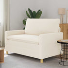 Cream Sofa 126 x 81 x 87.5 cm Fabric