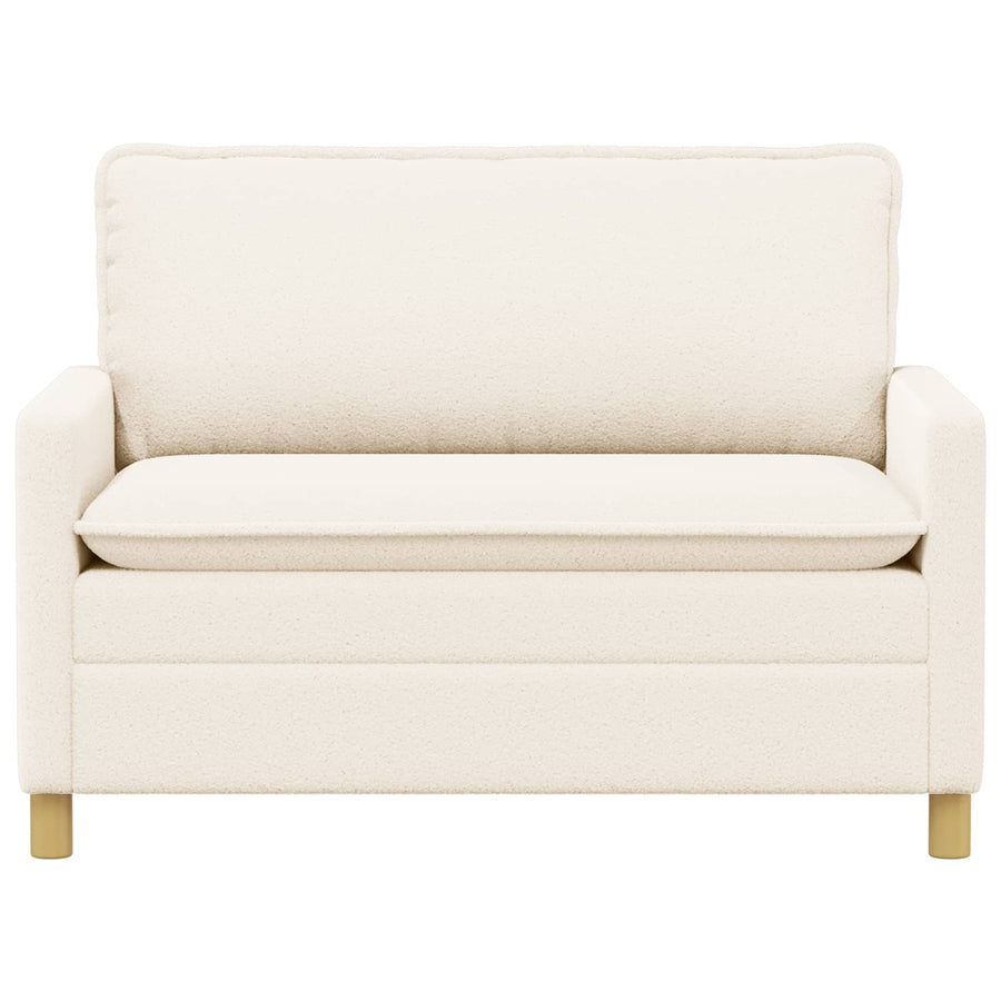 Bank Crèmekleurig 126 x 81 x 87,5 cm Stof