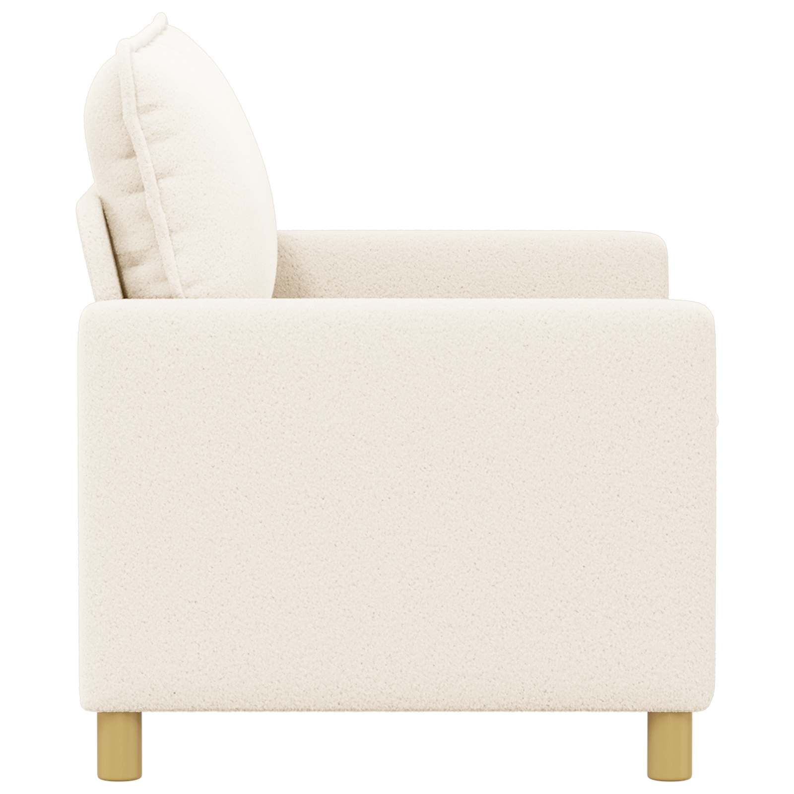 Bank Crèmekleurig 126 x 81 x 87,5 cm Stof