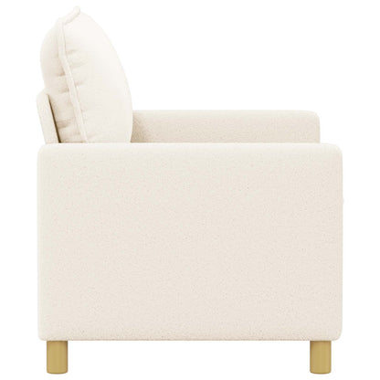 Bank Crèmekleurig 126 x 81 x 87,5 cm Stof