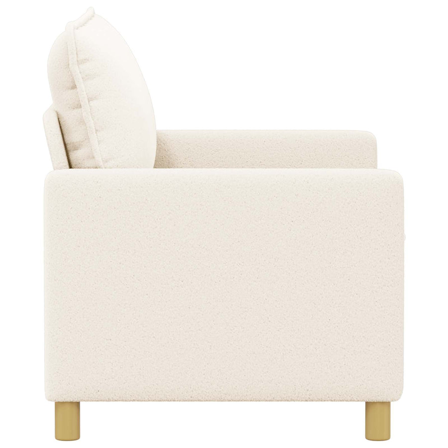 Bank Crèmekleurig 126 x 81 x 87,5 cm Stof