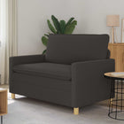 Sofa Dark Grey 126 x 81 x 87.5 cm Fabric