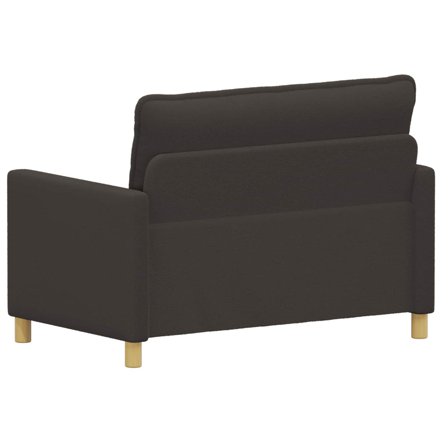Bank Donkergrijs 126 x 81 x 87,5 cm Stof