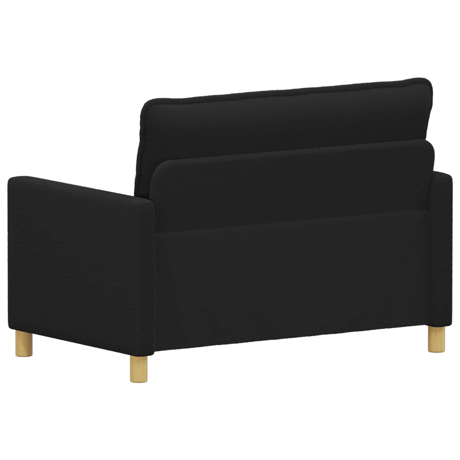 Bank Zwart 126 x 81 x 87,5 cm Stof