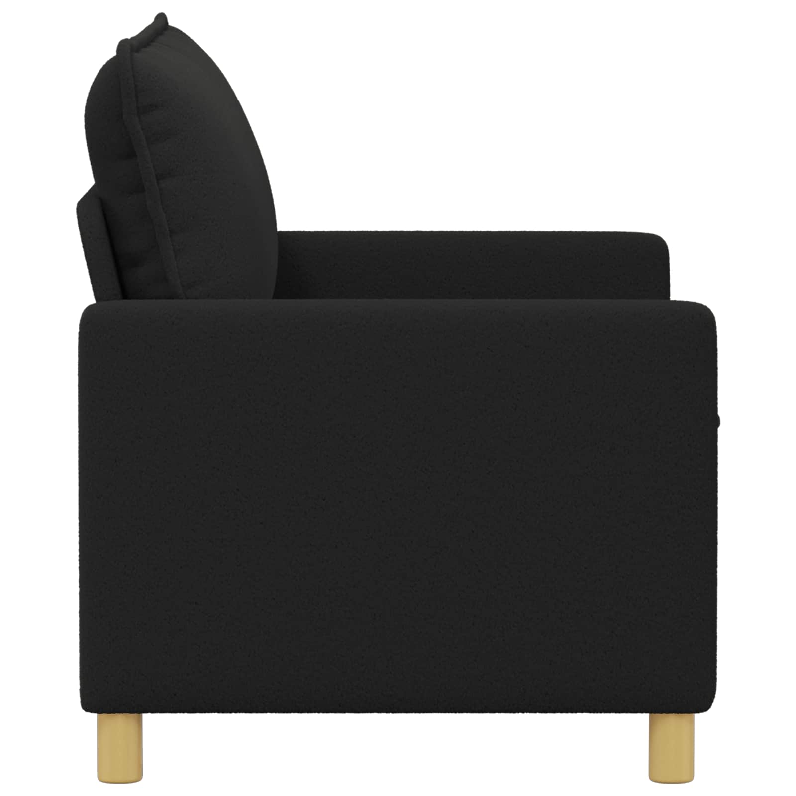 Bank Zwart 126 x 81 x 87,5 cm Stof
