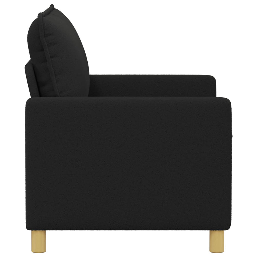 Bank Zwart 126 x 81 x 87,5 cm Stof