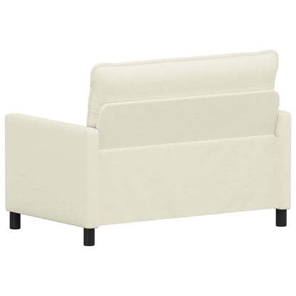 Bank Crèmekleurig 126 x 81 x 87,5 cm Stof