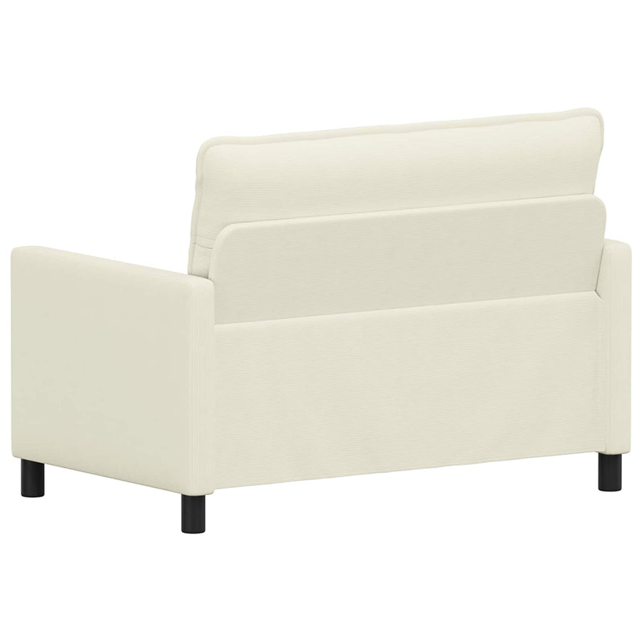 Bank Crèmekleurig 126 x 81 x 87,5 cm Stof