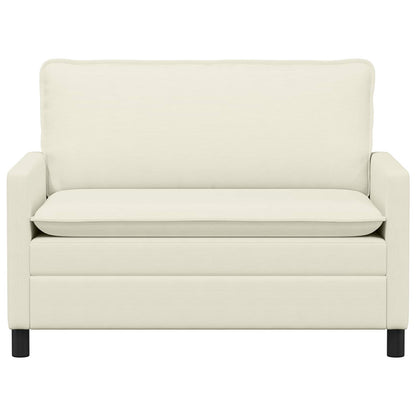 Bank Crèmekleurig 126 x 81 x 87,5 cm Stof