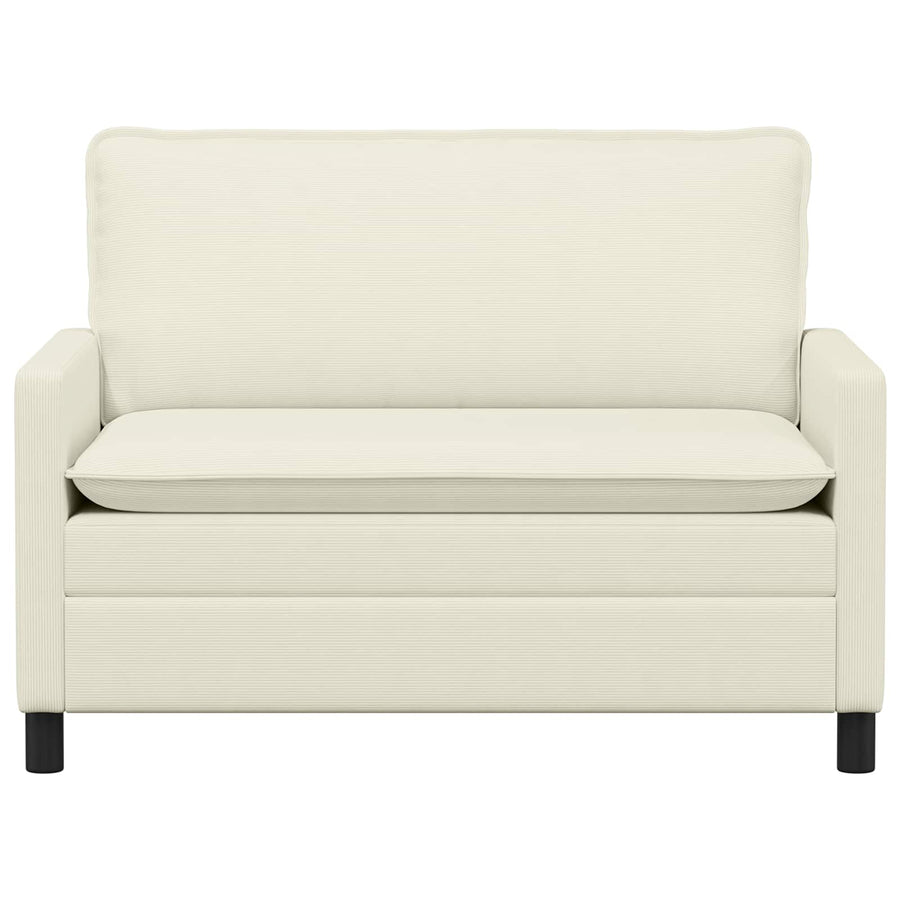 Bank Crèmekleurig 126 x 81 x 87,5 cm Stof