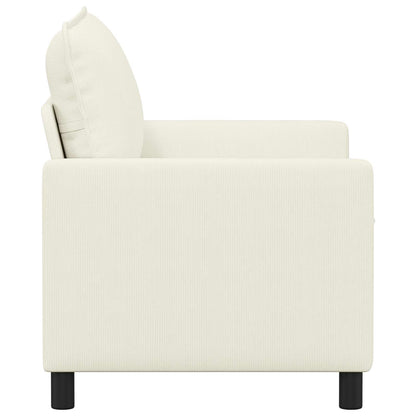 Bank Crèmekleurig 126 x 81 x 87,5 cm Stof