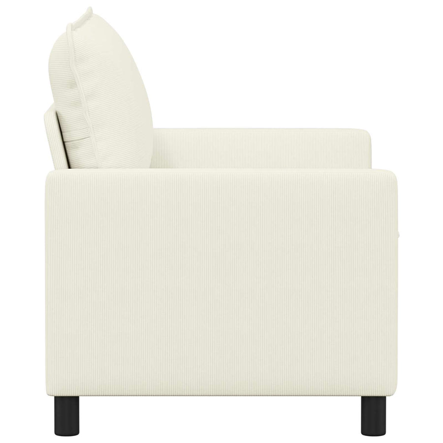Bank Crèmekleurig 126 x 81 x 87,5 cm Stof