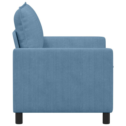 Bank Blauw 126 x 81 x 87,5 cm Stof