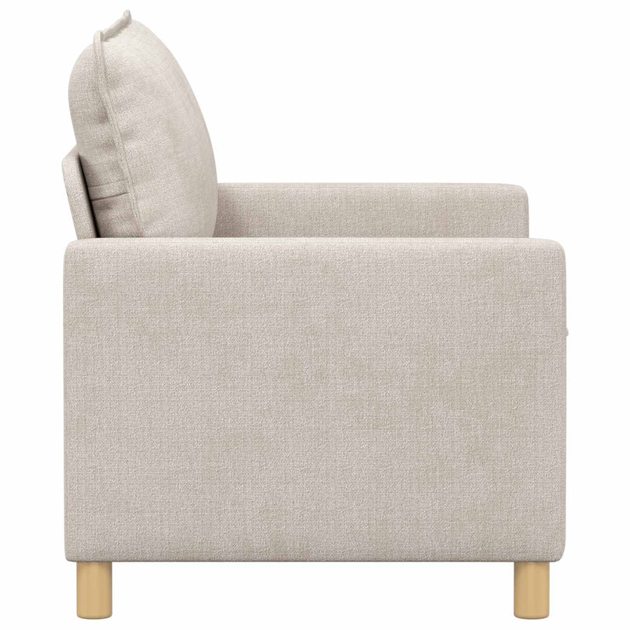 Bank Crèmekleurig 126 x 81 x 87,5 cm Polyester