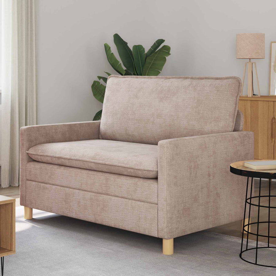 Bank Beige 126 x 81 x 87,5 cm Polyester