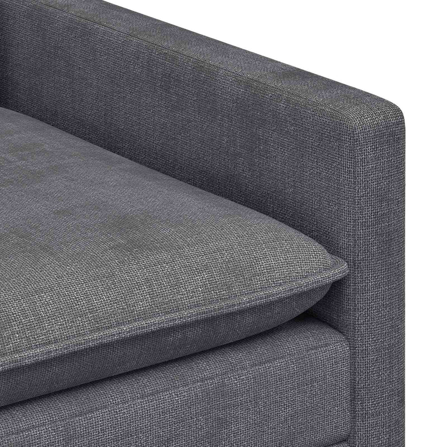 Bank Donkergrijs 126 x 81 x 87,5 cm Polyester