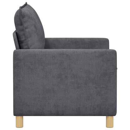 Bank Donkergrijs 126 x 81 x 87,5 cm Polyester