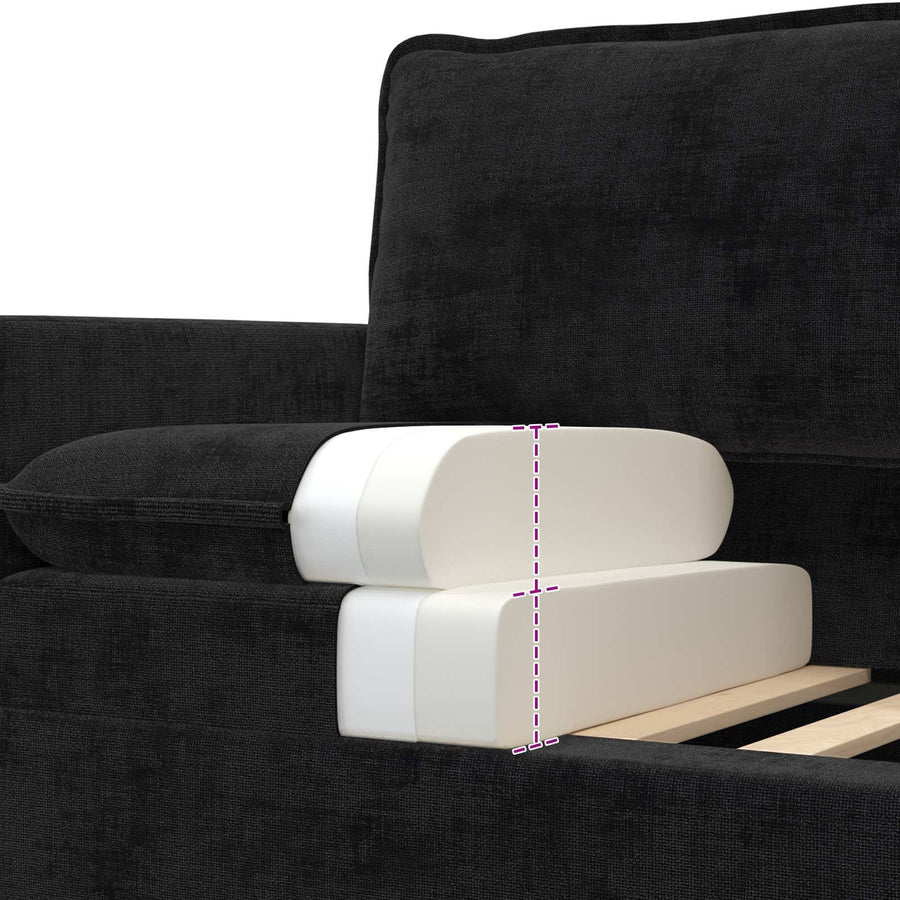 Bank Zwart 126 x 81 x 87,5 cm Polyester