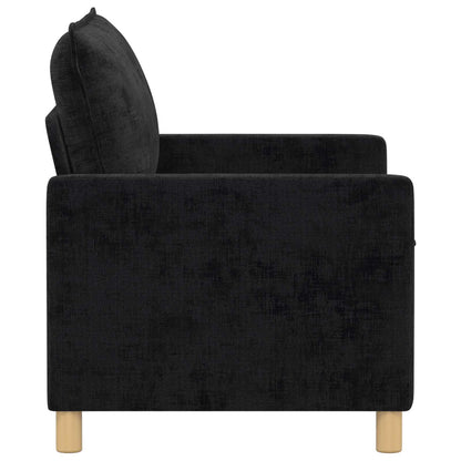 Bank Zwart 126 x 81 x 87,5 cm Polyester