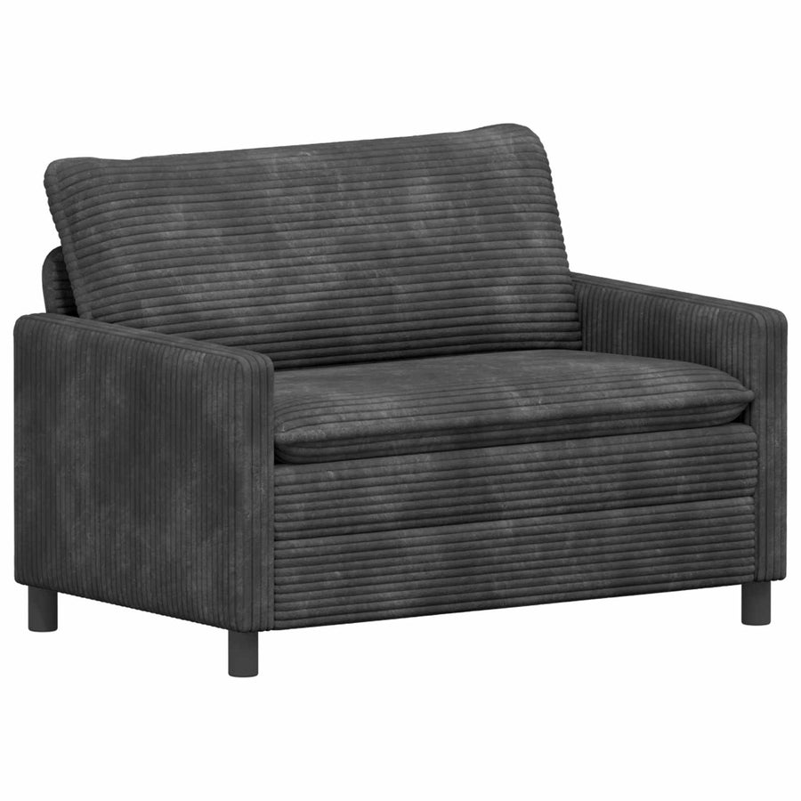Bank Donkergrijs 126 x 81 x 87,5 cm Polyester