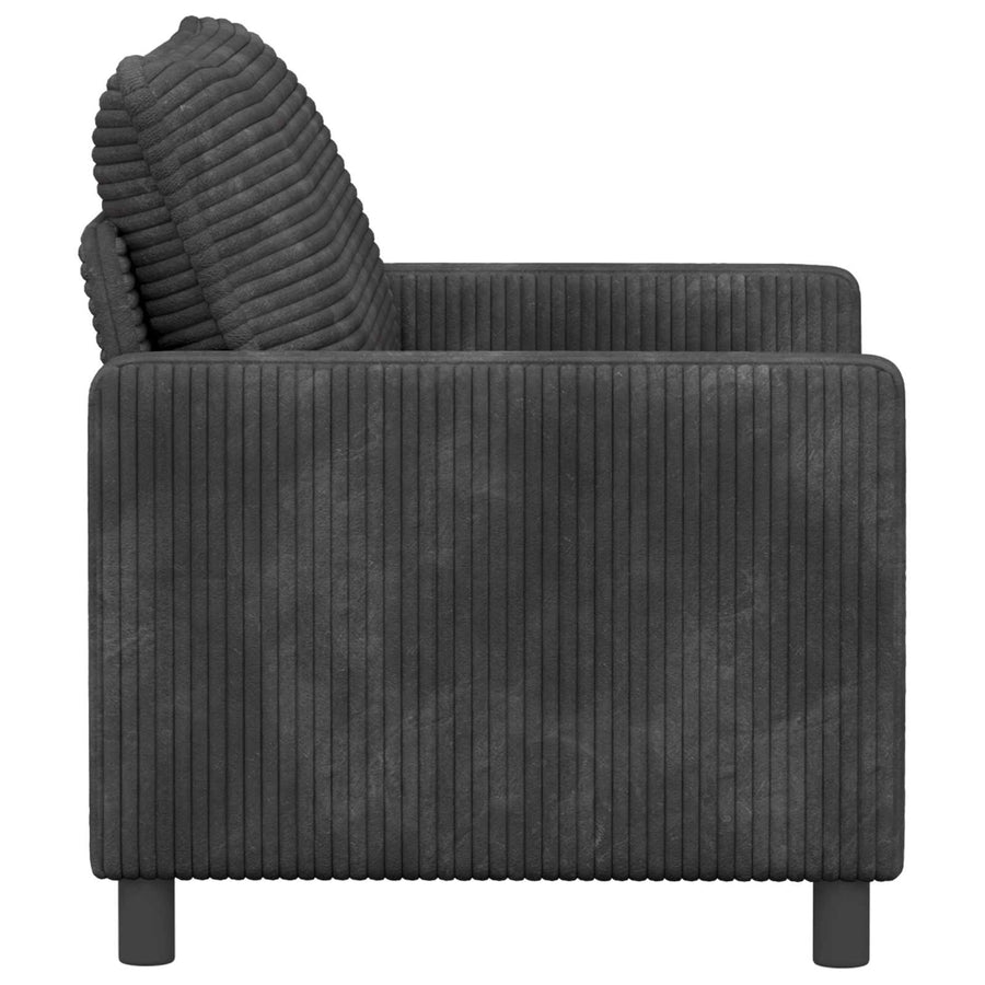 Bank Donkergrijs 126 x 81 x 87,5 cm Polyester