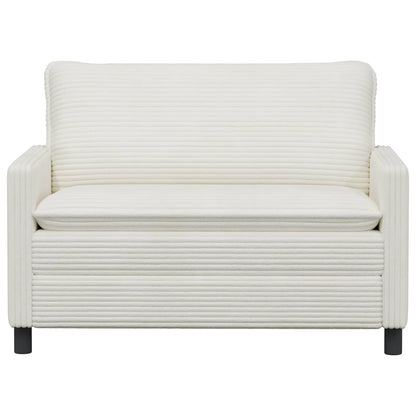 Bank Crèmekleurig 126 x 81 x 87,5 cm Polyester