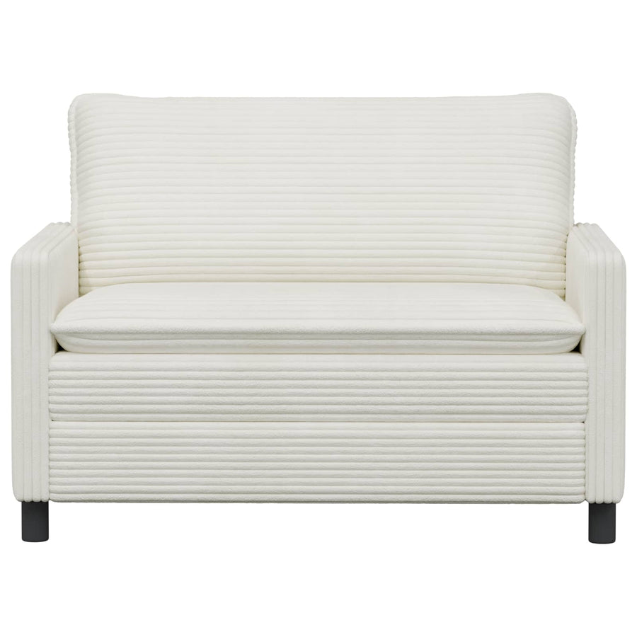 Bank Crèmekleurig 126 x 81 x 87,5 cm Polyester