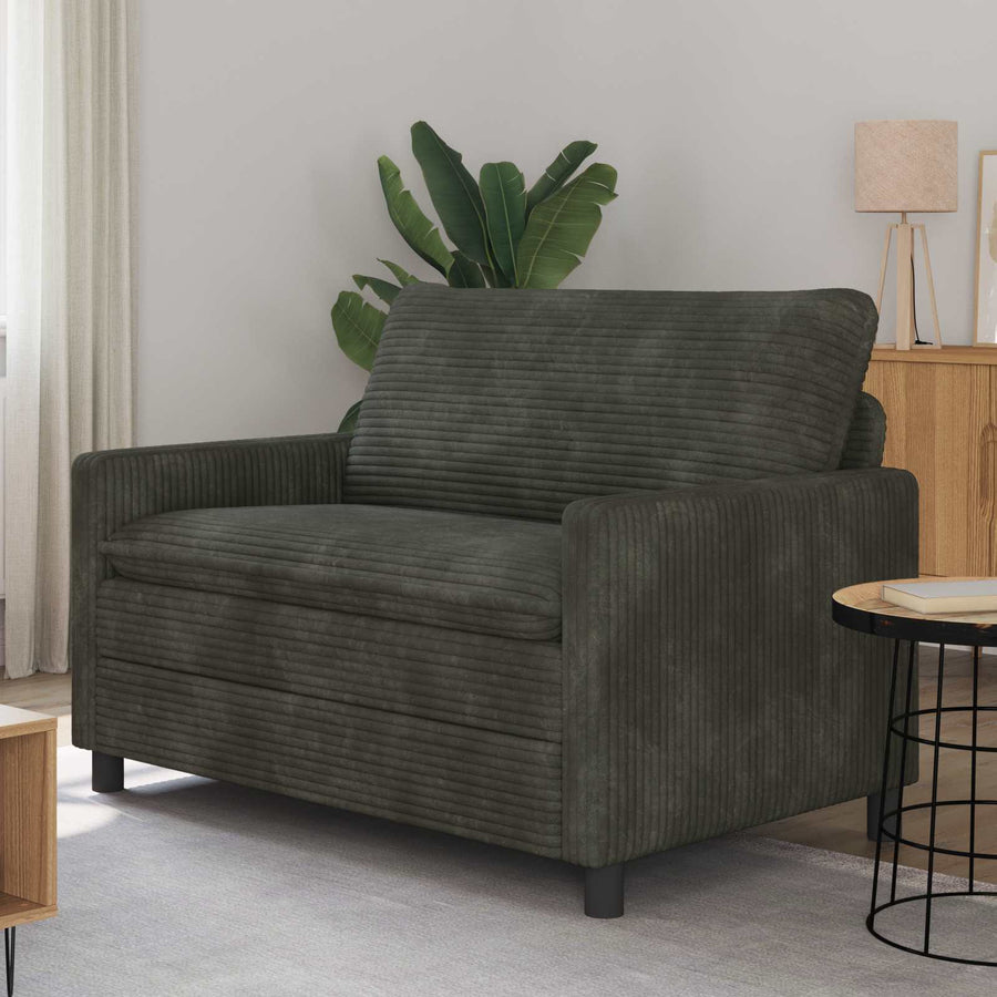 Bank Antracietkleurig 126 x 81 x 87,5 cm Polyester