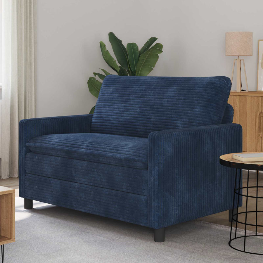 Bank Marineblauw 126 x 81 x 87,5 cm Polyester