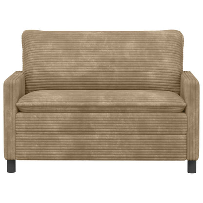Bank Taupe 126 x 81 x 87,5 cm Polyester