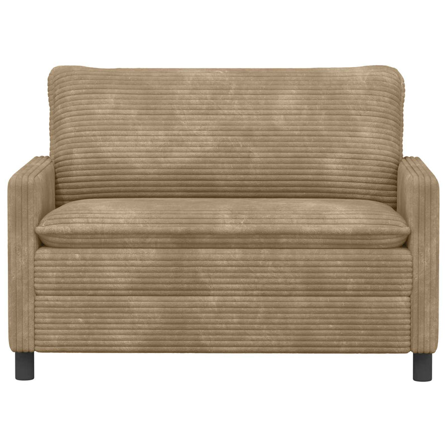 Bank Taupe 126 x 81 x 87,5 cm Polyester