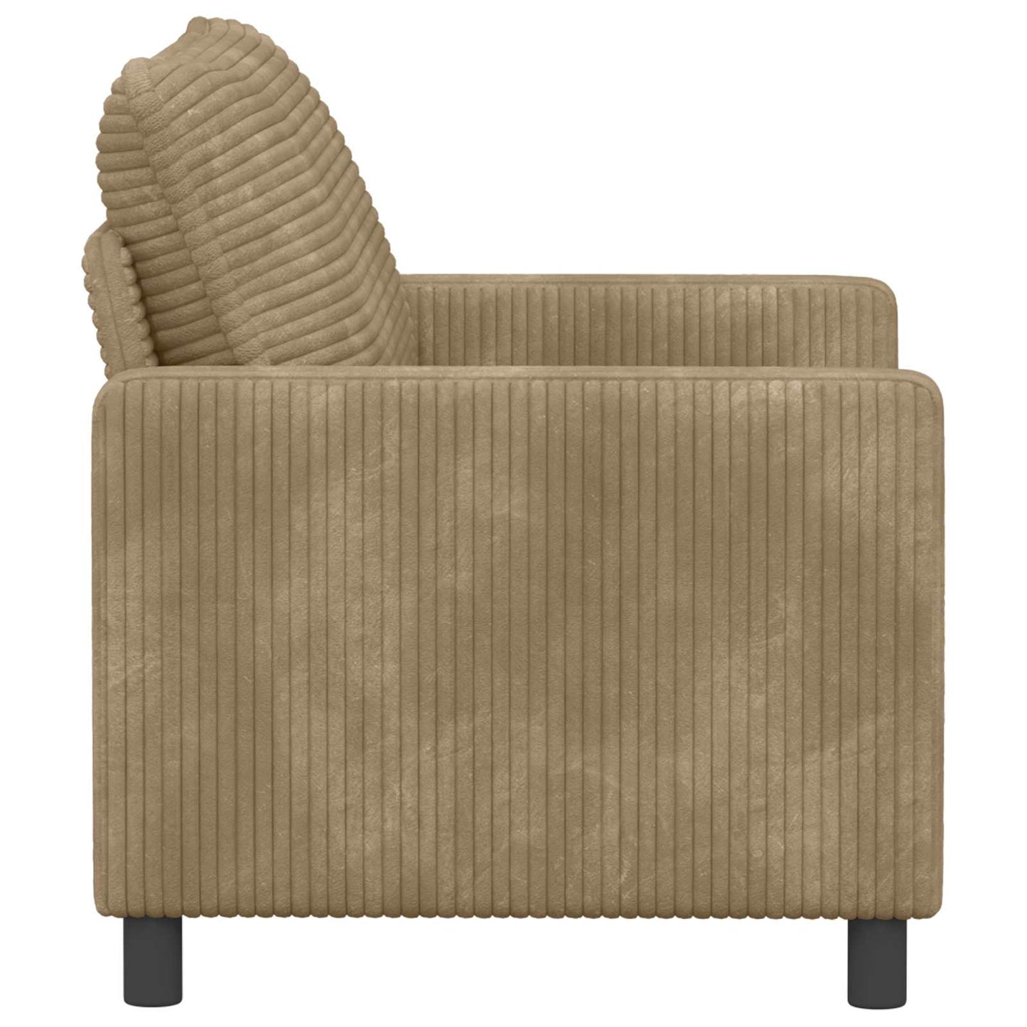Bank Taupe 126 x 81 x 87,5 cm Polyester