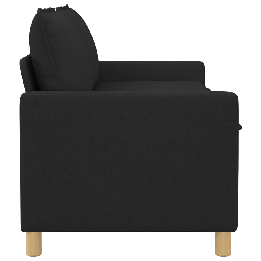 Bank Zwart Stof
