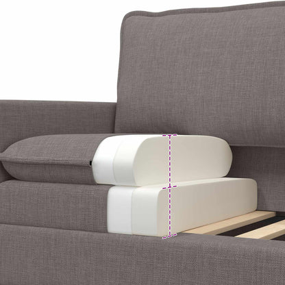 Bank Taupe Stof