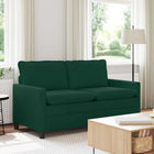 Bank 156x81x87,5 cm donkergroen fluweel