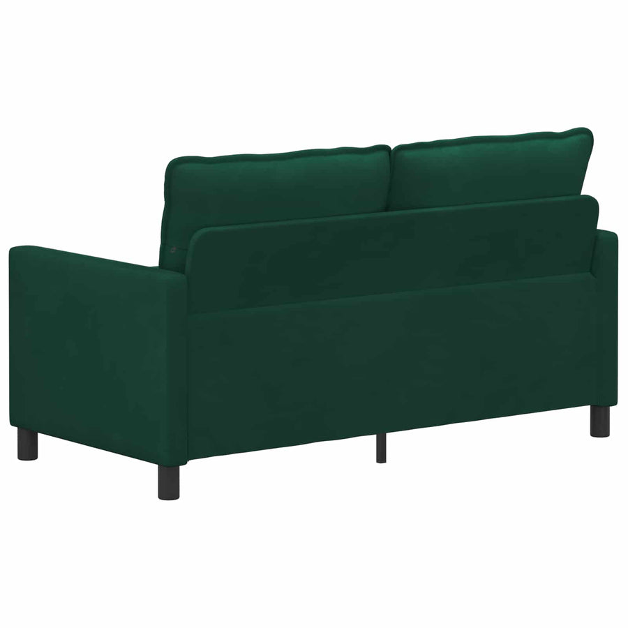 Bank Donkergroen 156 x 81 x 87,5 cm Fluweel