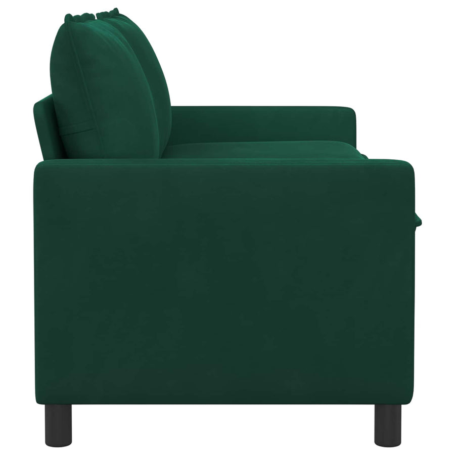 Bank Donkergroen 156 x 81 x 87,5 cm Fluweel