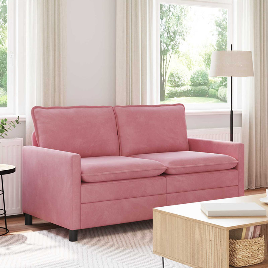 Bank Roze 156 x 81 x 87,5 cm Fluweel