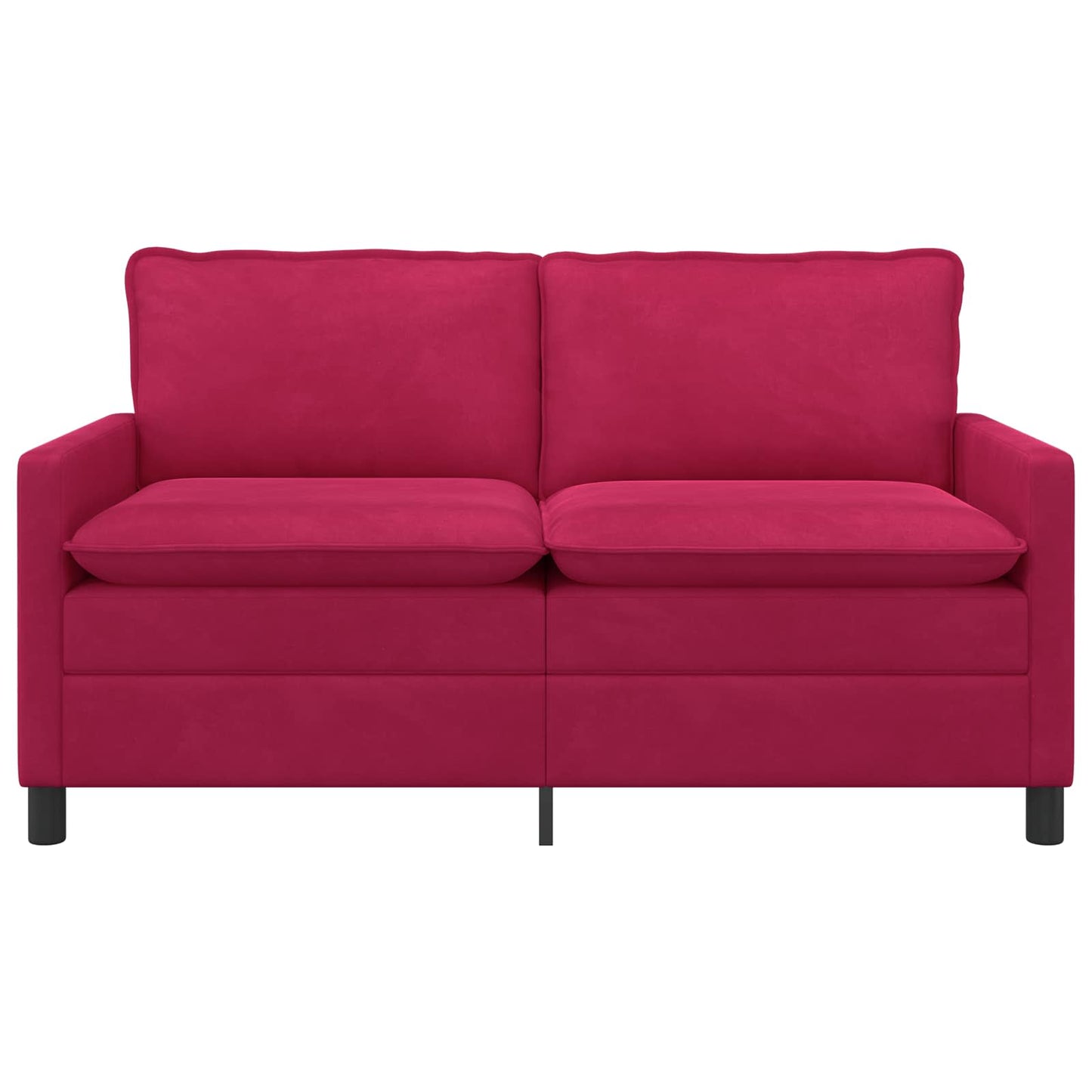 Bank Wijnrood 156 x 81 x 87,5 cm Fluweel